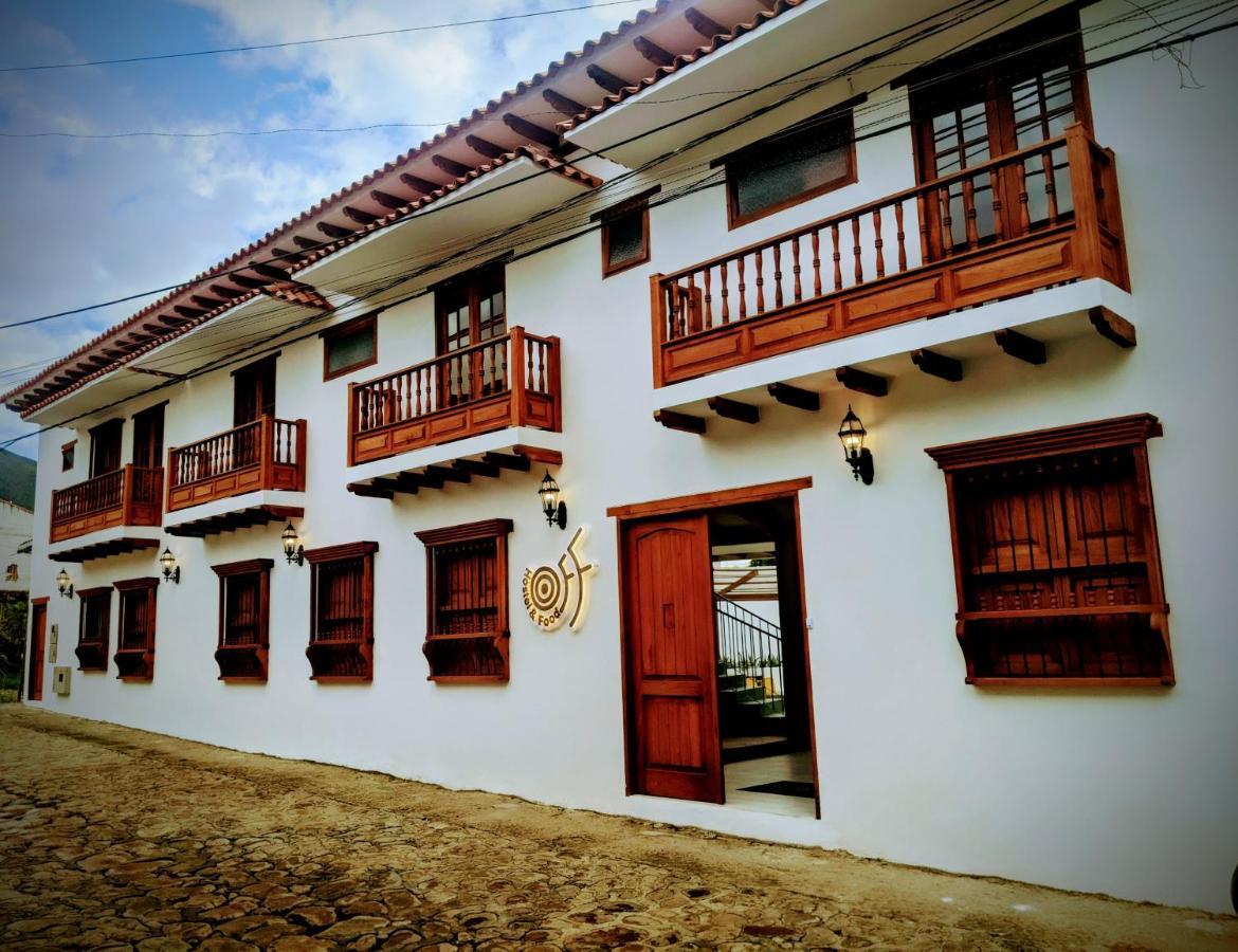 Off Hostel Villa de Leyva Buitenkant foto